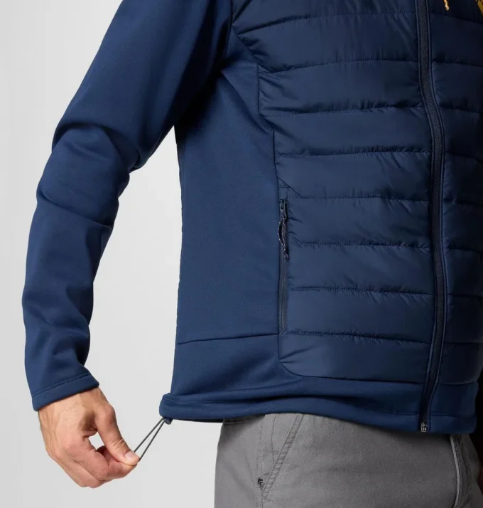 Men Collegiate Out-Shield™ Hybrid Hoodie – West Virginia Men Collegiate Out-Shield™ Hybrid Hoodie – West Virginia