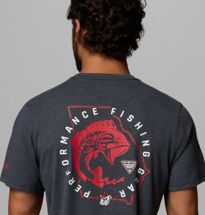 Men Collegiate PFG™ Short Sleeve Shirt – Georgia