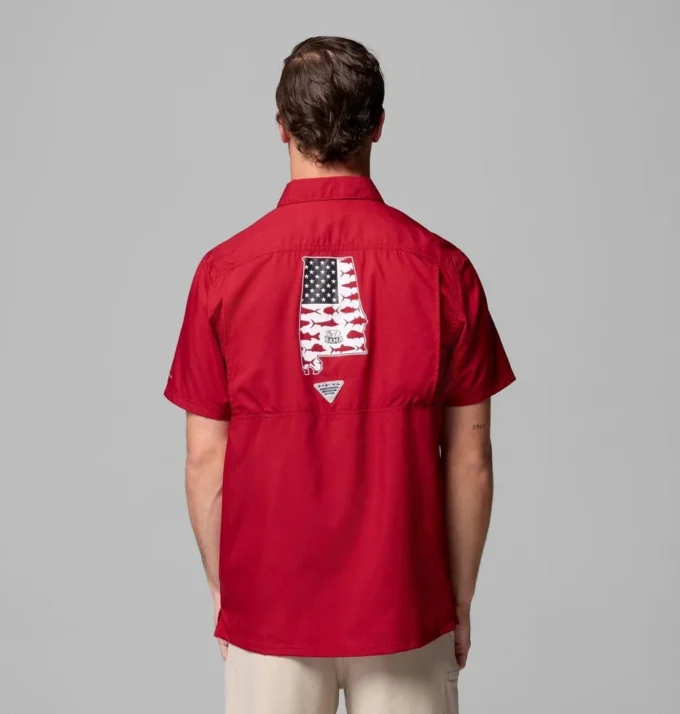 Men Collegiate PFG Slack Tide™ Camp Shirt – Alabama Men Collegiate PFG Slack Tide™ Camp Shirt – Alabama