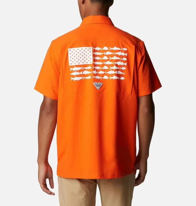 Men Collegiate PFG Slack Tide™ Camp Shirt – Clemson Men Collegiate PFG Slack Tide™ Camp Shirt – Clemson