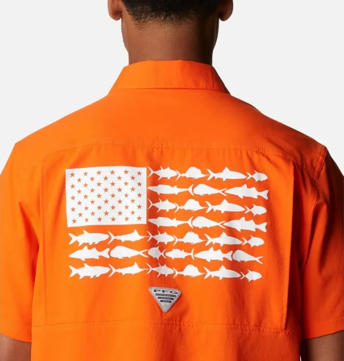 Men Collegiate PFG Slack Tide™ Camp Shirt – Clemson Men Collegiate PFG Slack Tide™ Camp Shirt – Clemson