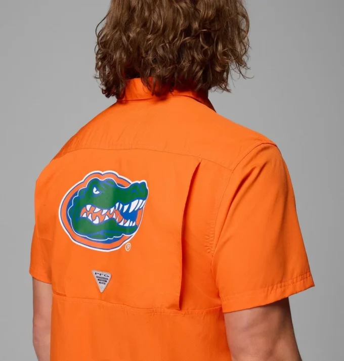 Men Collegiate PFG Slack Tide™ Camp Shirt – Florida