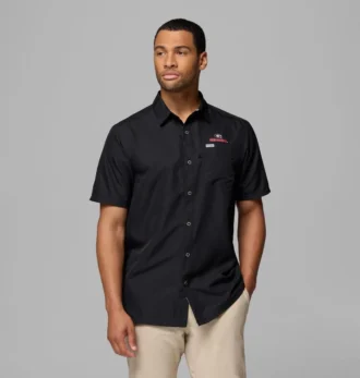Men Collegiate PFG Slack Tide™ Camp Shirt – Georgia