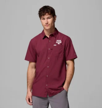Men Collegiate PFG Slack Tide™ Camp Shirt – Texas A&M