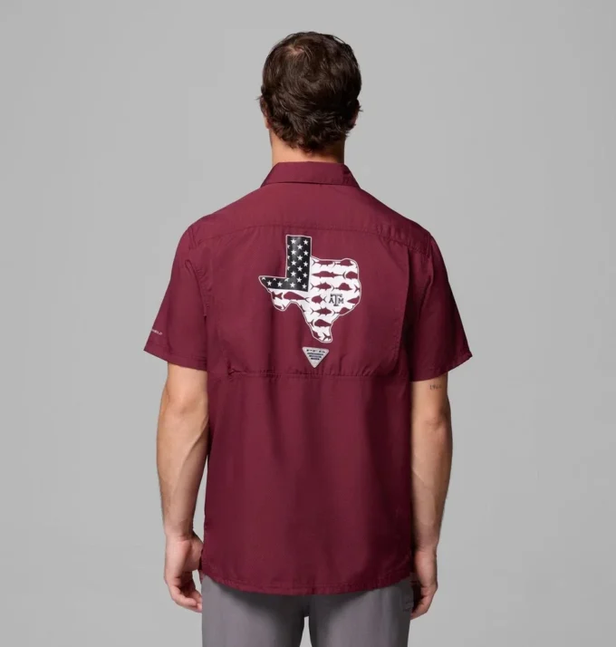 Men Collegiate PFG Slack Tide™ Camp Shirt – Texas A&M