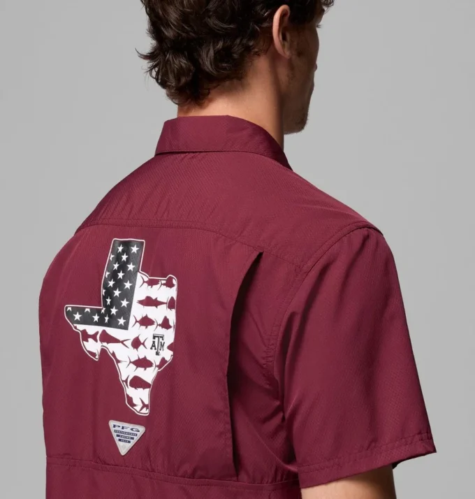 Men Collegiate PFG Slack Tide™ Camp Shirt – Texas A&M
