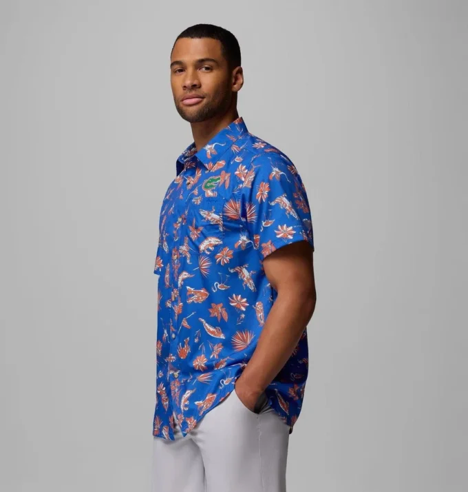 Men Collegiate PFG Super Slack Tide™ Shirt – Florida