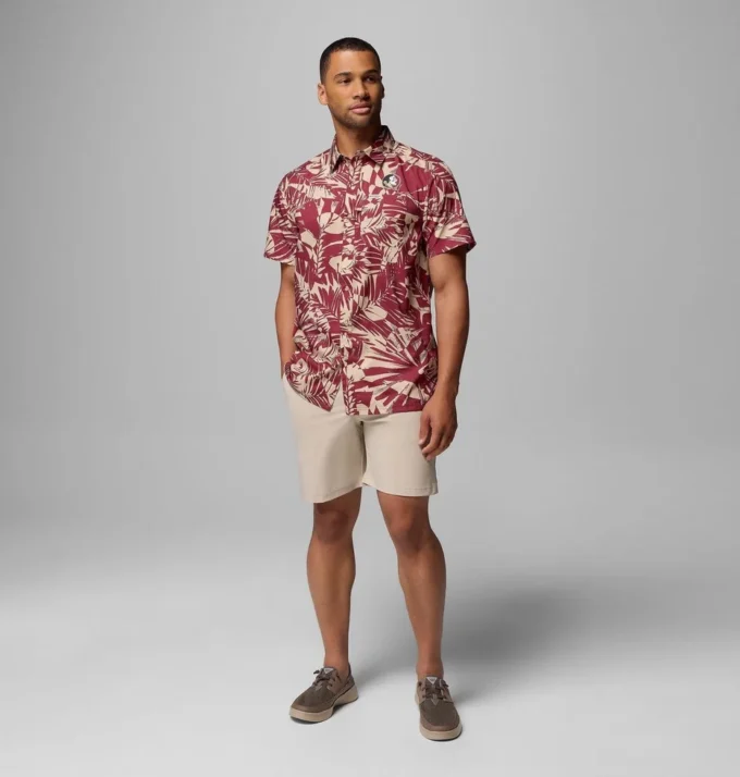 Men Collegiate PFG Super Slack Tide™ Shirt – Florida State
