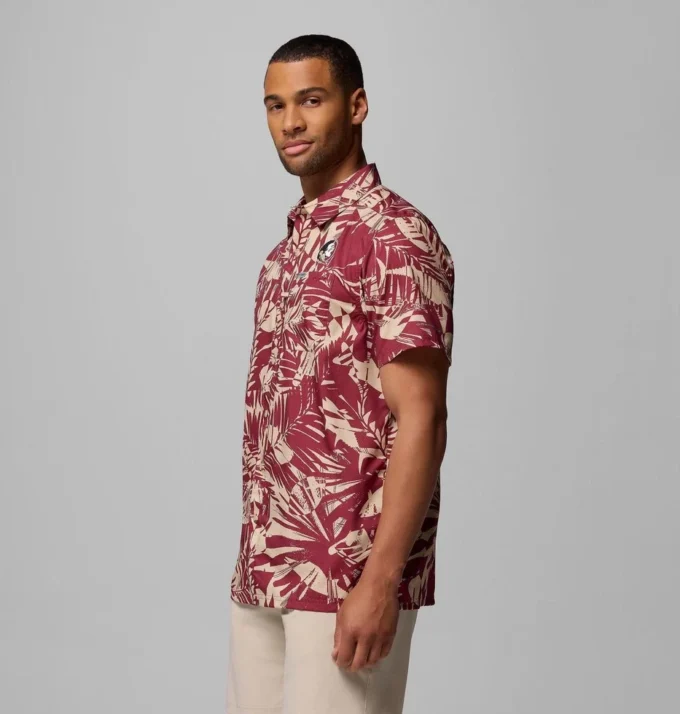 Men Collegiate PFG Super Slack Tide™ Shirt – Florida State