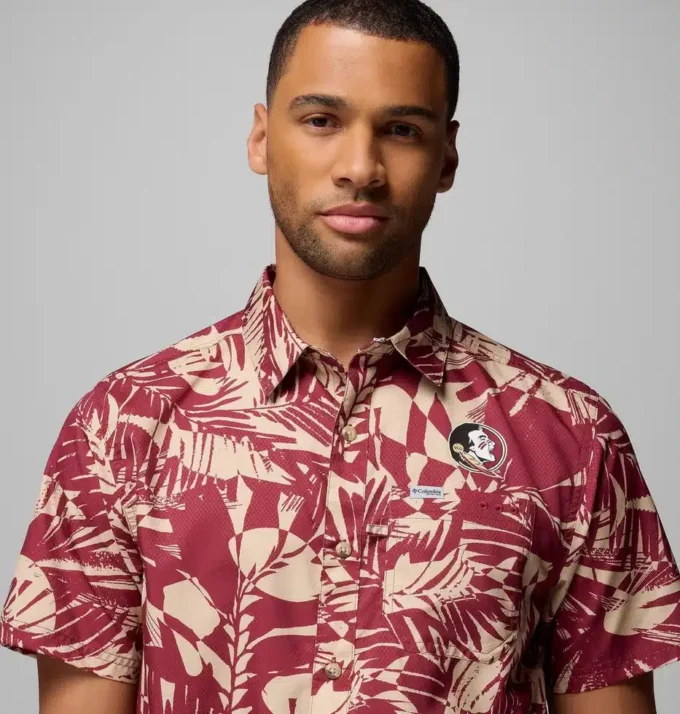 Men Collegiate PFG Super Slack Tide™ Shirt – Florida State