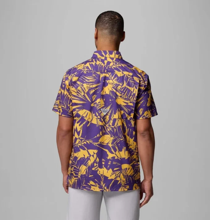 Men Collegiate PFG Super Slack Tide Shirt – LSU Men Collegiate PFG Super Slack Tide Shirt – LSU