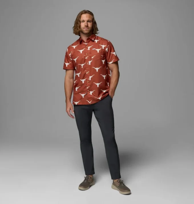 Men Collegiate PFG Super Slack Tide™ Shirt – Texas Men Collegiate PFG Super Slack Tide™ Shirt – Texas