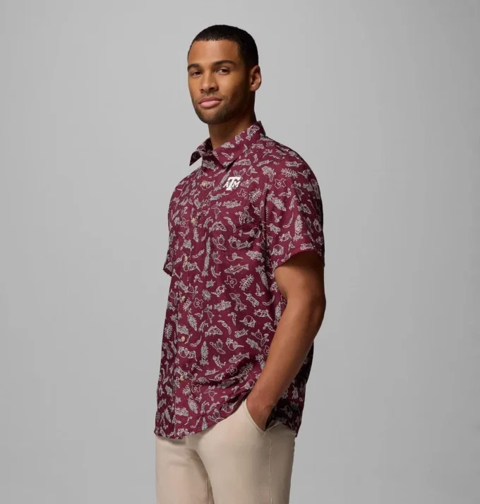 Men Collegiate PFG Super Slack Tide™ Shirt – Texas A&M