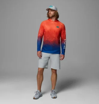 Men Collegiate PFG Super Terminal Tackle™ Hoodie – Florida