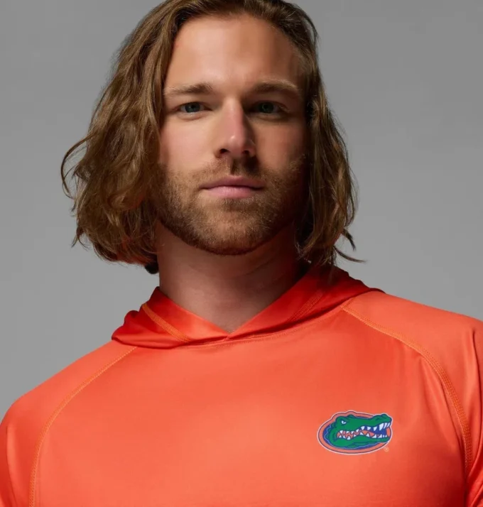 Men Collegiate PFG Super Terminal Tackle™ Hoodie – Florida