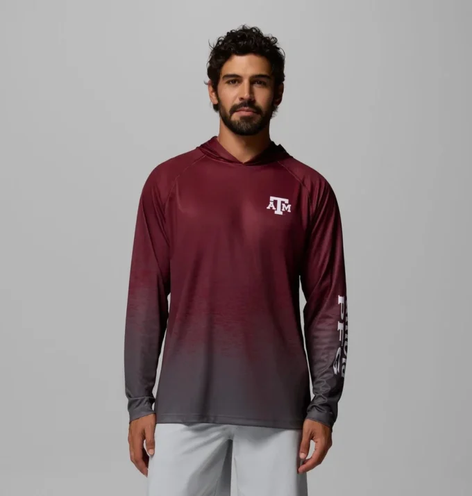 Men Collegiate PFG Super Terminal Tackle™ Hoodie – Texas A&M Men Collegiate PFG Super Terminal Tackle™ Hoodie – Texas A&M