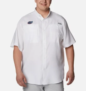 Men Collegiate PFG Tamiami™ Short Sleeve Shirt – Big – Florida
