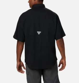 Men Collegiate PFG Tamiami™ Short Sleeve Shirt – Big – Georgia