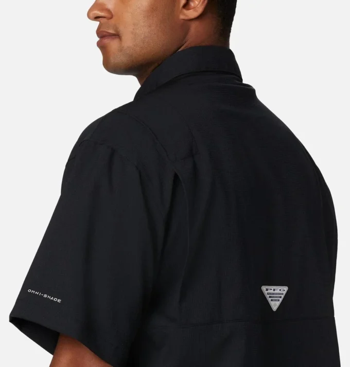 Men Collegiate PFG Tamiami™ Short Sleeve Shirt – Big – Georgia