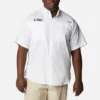 Men Collegiate PFG Tamiami™ Short Sleeve Shirt – Big – LSU