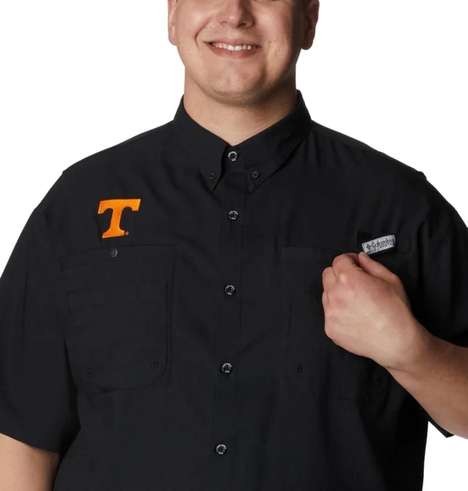 Men Collegiate PFG Tamiami™ Short Sleeve Shirt – Big – Tennessee
