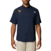 Men Collegiate PFG Tamiami™ Short Sleeve Shirt – Tall – West Virginia Men Collegiate PFG Tamiami™ Short Sleeve Shirt – Tall – West Virginia