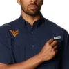 Men Collegiate PFG Tamiami™ Short Sleeve Shirt – Tall – West Virginia Men Collegiate PFG Tamiami™ Short Sleeve Shirt – Tall – West Virginia