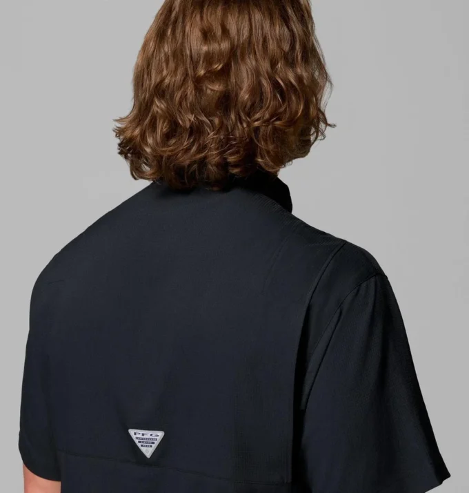 Men Collegiate PFG Tamiami™ Short Sleeve Shirt – Texas