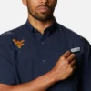 Men Collegiate PFG Tamiami™ Short Sleeve Shirt –  West Virginia