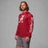 Men Collegiate PFG Terminal Tackle™ Heather Long Sleeve Shirt – Alabama
