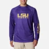 Men Collegiate PFG Terminal Tackle™ Heather Long Sleeve Shirt – LSU Men Collegiate PFG Terminal Tackle™ Heather Long Sleeve Shirt – LSU