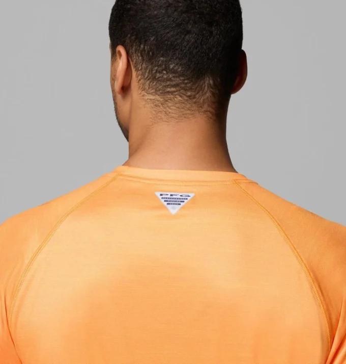 Men Collegiate PFG Terminal Tackle™ Heather Long Sleeve Shirt – Tennessee