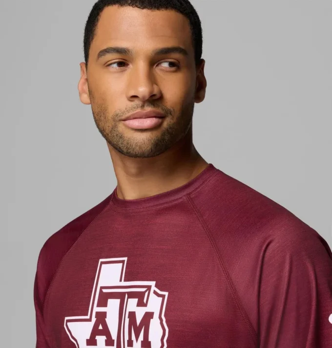 Men Collegiate PFG Terminal Tackle™ Heather Long Sleeve Shirt – Texas A&M Men Collegiate PFG Terminal Tackle™ Heather Long Sleeve Shirt – Texas A&M