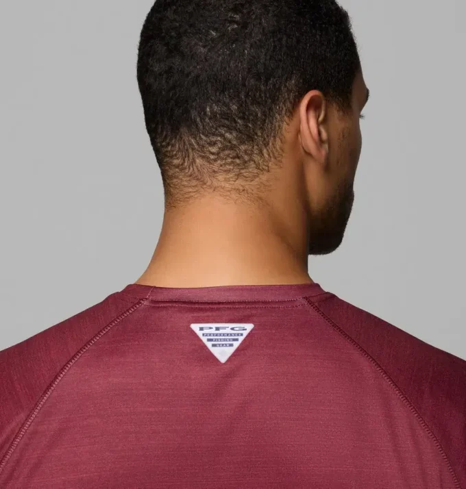 Men Collegiate PFG Terminal Tackle™ Heather Long Sleeve Shirt – Texas A&M Men Collegiate PFG Terminal Tackle™ Heather Long Sleeve Shirt – Texas A&M