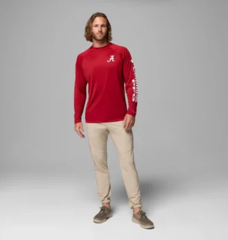 Men Collegiate PFG Terminal Tackle™ Long Sleeve Shirt – Alabama Men Collegiate PFG Terminal Tackle™ Long Sleeve Shirt – Alabama