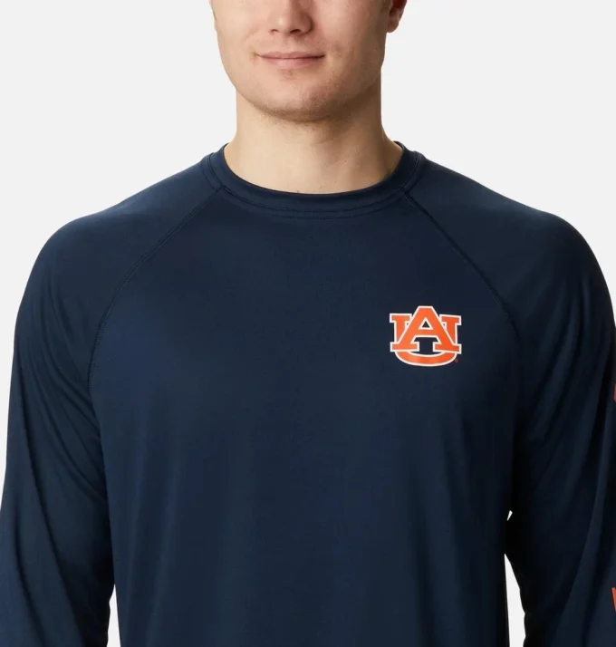 Men Collegiate PFG Terminal Tackle™ Long Sleeve Shirt – Auburn