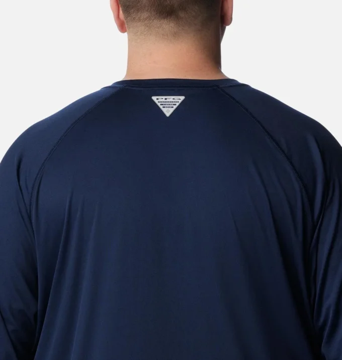 Men Collegiate PFG Terminal Tackle™ Long Sleeve Shirt – Big – Auburn