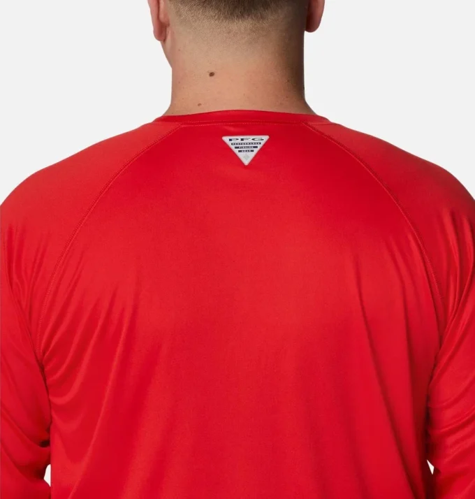 Men Collegiate PFG Terminal Tackle™ Long Sleeve Shirt – Big – Georgia