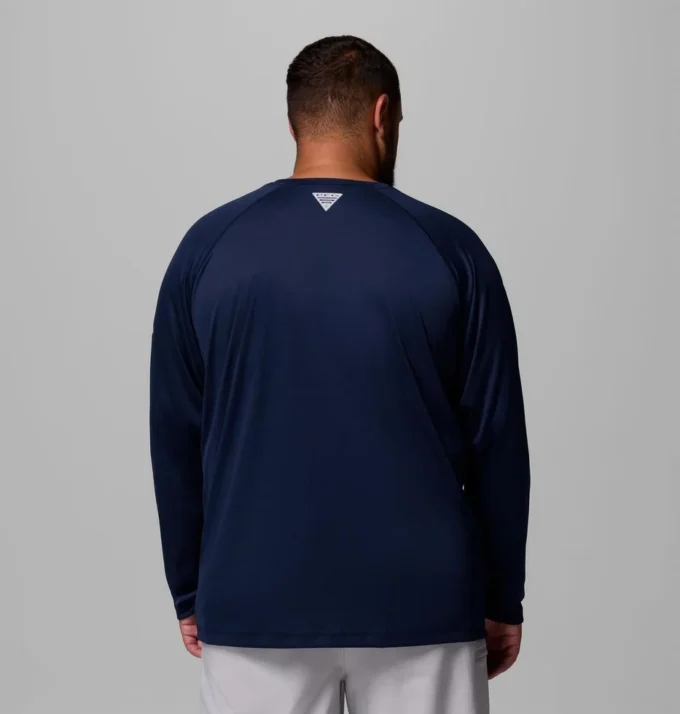 Men Collegiate PFG Terminal Tackle™ Long Sleeve Shirt – Big – Michigan Men Collegiate PFG Terminal Tackle™ Long Sleeve Shirt – Big – Michigan