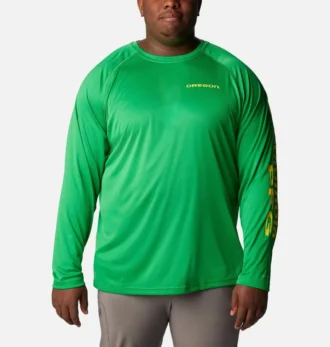 Men Collegiate PFG Terminal Tackle™ Long Sleeve Shirt – Big – Oregon Men Collegiate PFG Terminal Tackle™ Long Sleeve Shirt – Big – Oregon