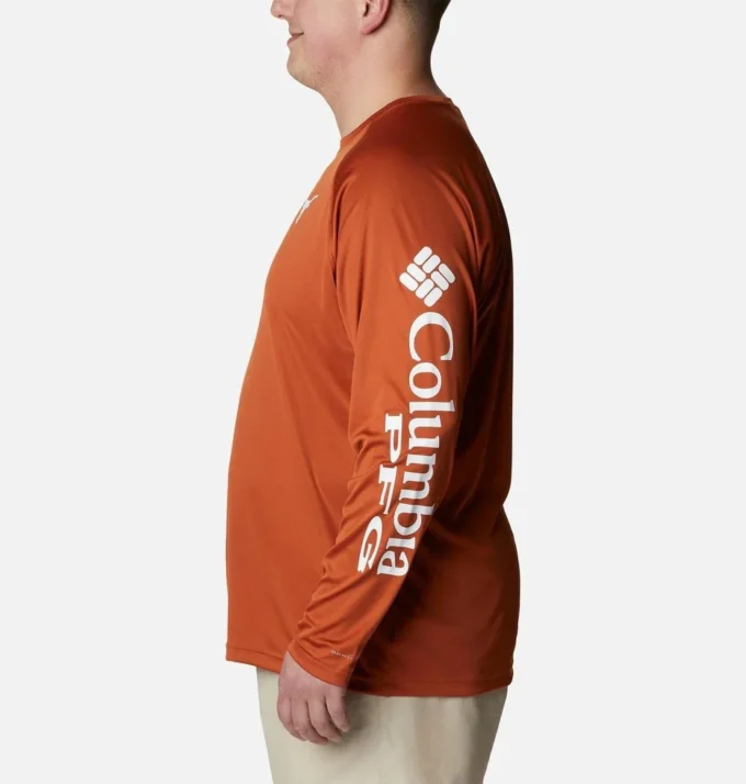 Men Collegiate PFG Terminal Tackle™ Long Sleeve Shirt – Big – Texas