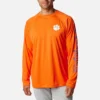 Men Collegiate PFG Terminal Tackle Long Sleeve Shirt – Clemson Men Collegiate PFG Terminal Tackle Long Sleeve Shirt – Clemson