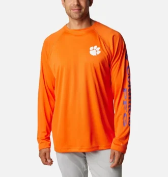 Men Collegiate PFG Terminal Tackle Long Sleeve Shirt – Clemson