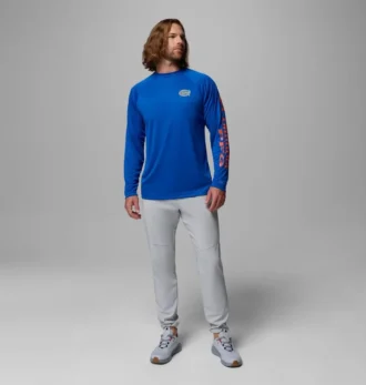 Men Collegiate PFG Terminal Tackle™ Long Sleeve Shirt – Florida