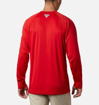 Men Collegiate PFG Terminal Tackle Long Sleeve Shirt – Georgia