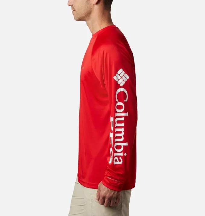 Men Collegiate PFG Terminal Tackle Long Sleeve Shirt – Georgia Men Collegiate PFG Terminal Tackle Long Sleeve Shirt – Georgia