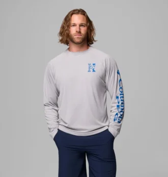 Men Collegiate PFG Terminal Tackle™ Long Sleeve Shirt – Kentucky Men Collegiate PFG Terminal Tackle™ Long Sleeve Shirt – Kentucky