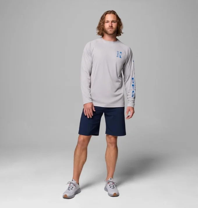 Men Collegiate PFG Terminal Tackle™ Long Sleeve Shirt – Kentucky