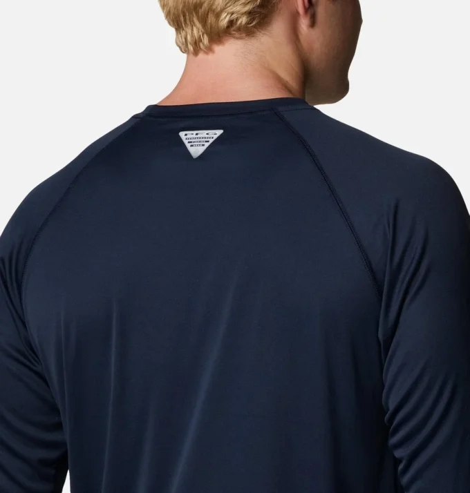 Men Collegiate PFG Terminal Tackle™ Long Sleeve Shirt – Michigan