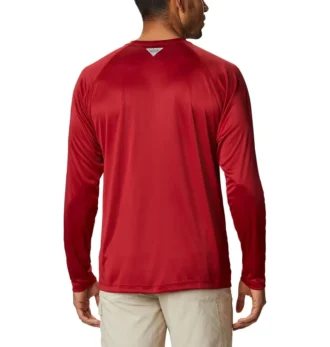 Men Collegiate PFG Terminal Tackle™ Long Sleeve Shirt – Tall – Alabama